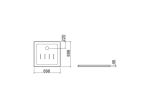 Base de duche Waterline quadrangular 107780 DT