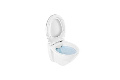 Cetus Pack wall hung toilet with Rimflush and toilet seat