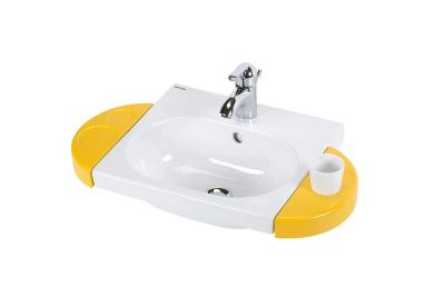 WcKids basin with hole for accessories