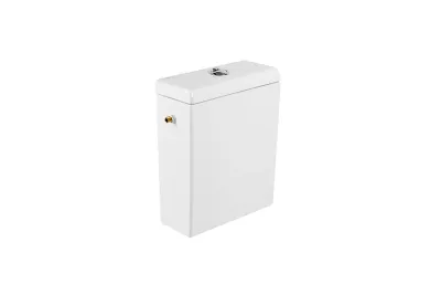 Advance toilet cistern with side water supply