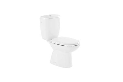 Luxor Pack VO close coupled toilet, cistern with water supply and toilet seat