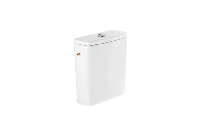Look toilet cistern with efficient flush mechanism and side water supply
