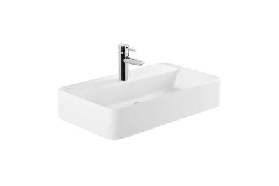 Sanlife rectangular basin with tap hole