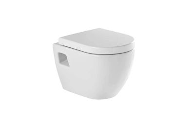 Sanibold Pack wall hung toilet and toilet seat