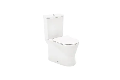 65 Urb.y Pack VO close coupled toilet with Rimflush and toilet seat