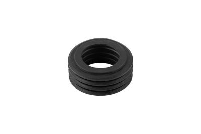 Flush pipe seal for low level toilets
