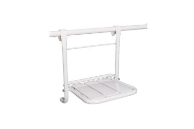WcCare fold-up shower seat for support rail