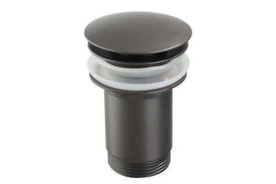 V&aacute;lvula Tic-Tac com espelho circular grande p/ lavat&oacute;rio