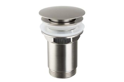 V&aacute;lvula Tic-Tac com espelho circular grande p/ lavat&oacute;rio