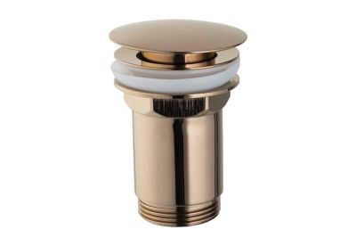 V&aacute;lvula Tic-Tac com espelho circular grande p/ lavat&oacute;rio