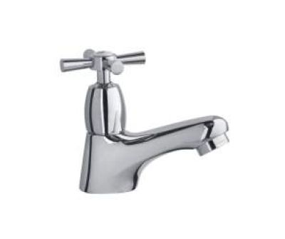 Rimini 1 basin pillar tap (hot water)