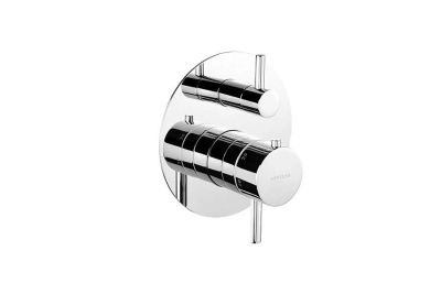 Misturadora termostática de duche New Ícone de encastrar circular com 5 vias