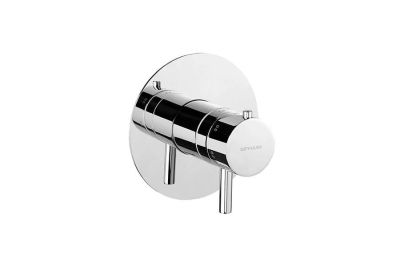 New Ícone concealed 3-way round thermostatic shower valve