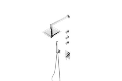 New Ícone concealed 5-way rectangular shower kit