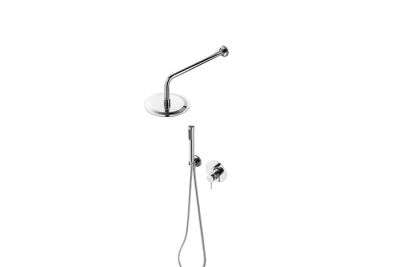 New Ícone concealed 4-way round shower kit