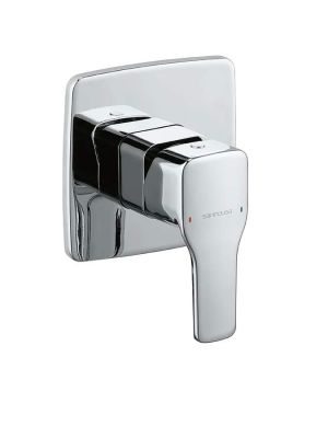 Advance 3 way concealed shower mixer with square rosette