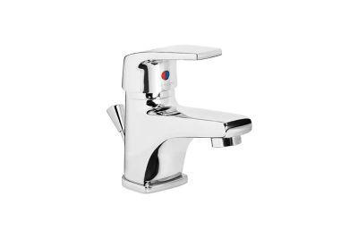 Easy basin mixer with waste