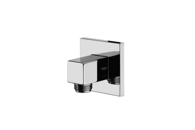 Square shower elbow