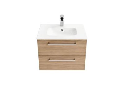 Área Plus 2-drawer vanity unit, basin and mirror