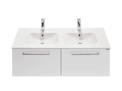Área Plus 120 2-drawer vanity unit and basin