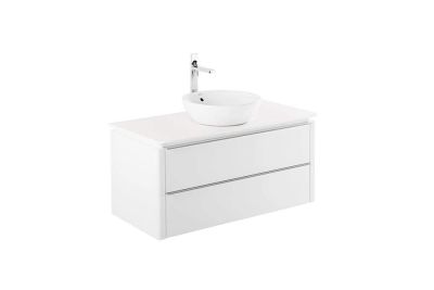 Sanlife vanity unit with basin and tap hole