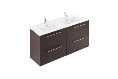 Pack Área 120 4-drawer vanity unit, basin and mirror