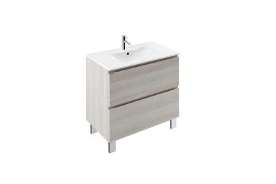 Área 2-drawer vanity unit and basin