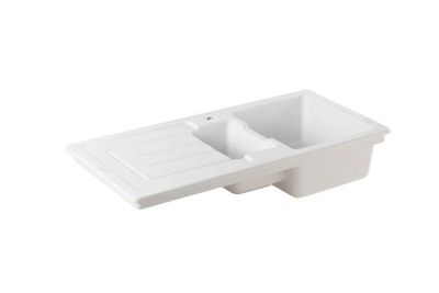 Reno 1 and ½ bowl kitchen sink with waste