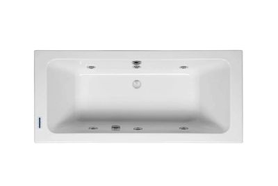Plan bath with X90 whirlpool system, right