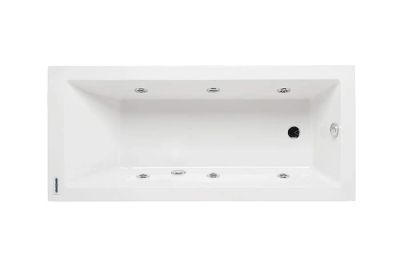 Vértice bath with X90 whirlpool system, left