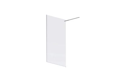 Screen shower panel with wall profile