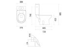 Alfa HO Close Coupled Toilet Alfa_100022_DT