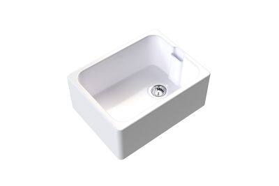 Belfast kitchen sink with waste (90 mm hole)