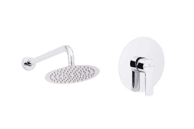 Kit de duche Luma de encastrar circular com 3 vias Luma_51181701