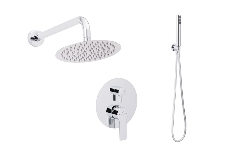 Kit de duche Luma de encastrar circular com 4 vias Luma_51181801