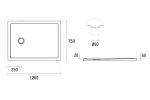 Base de duche Piano retangular Piano_8038200000_dt