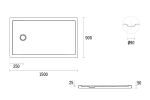Base de duche Piano retangular Piano_8039600000_dt