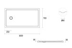 Base de duche Piano retangular Piano_8039700000_dt