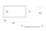Base de duche Piano retangular Piano_8040200000_dt