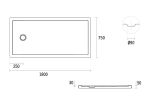 Base de duche Piano retangular Piano_8040700000_dt