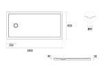Base de duche Piano retangular Piano_8040800000_dt