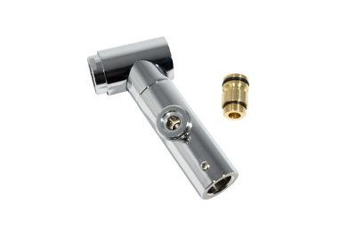 Bocca per flessibile per miscelatore con base tubolare