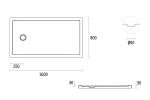 Base de duche Piano retangular piano_8039900000_dt
